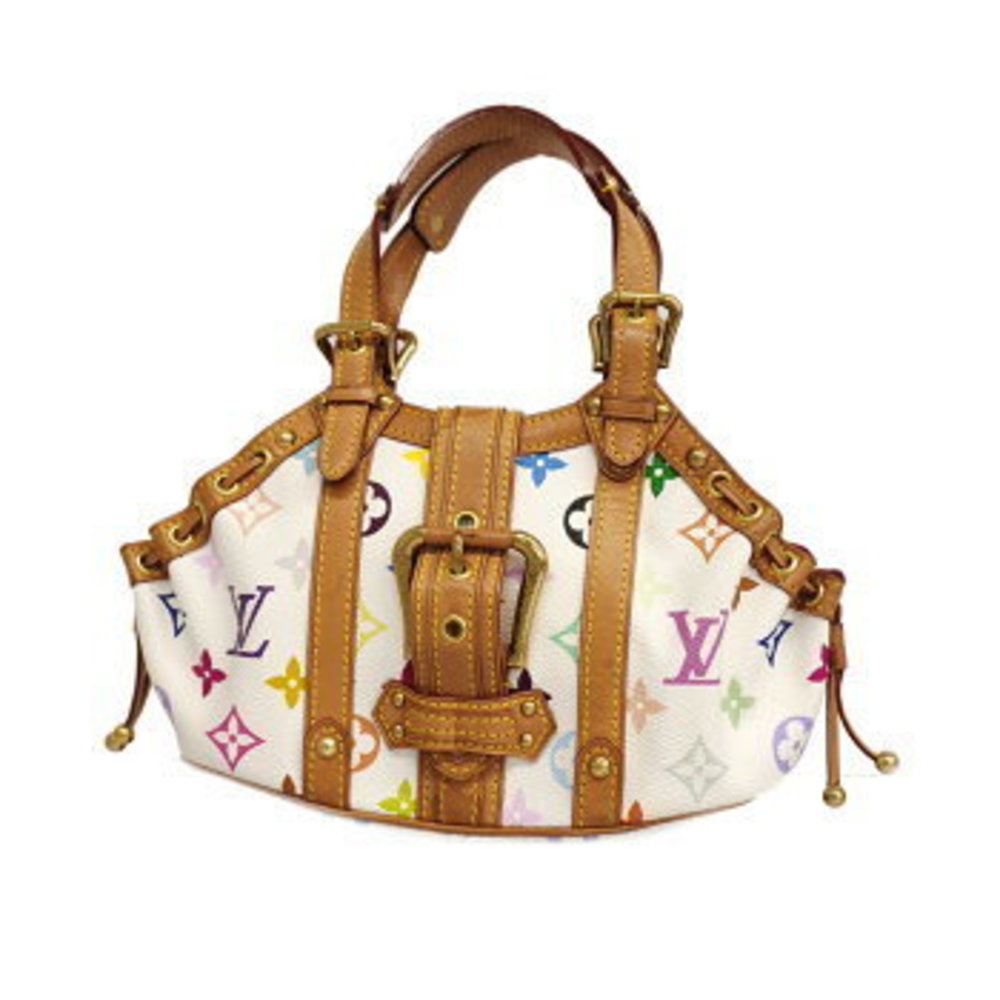 Louis Vuitton Monogram Multicolor Theda PM Handbag White